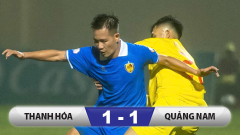 Kết quả Thanh Hoá 1-1 Quảng Nam: Doãn Ngọc Tân và các đồng đội như từ ‘cõi chết’ trở về